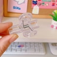thumbnail image 4 of Transparent Plastic Clip for Documents and Small Bills Dovetail Design with Long Tail Flexible and Stable Grip Rust-Proof for Long-Term Storage Suitable for Office School and DIY Projects Lightweight, 4 of 6