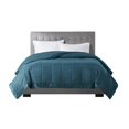thumbnail image 3 of Madison Park 3M Scotchgard Microfiber Down Alternative Blanket in Teal Blue, 3 of 9