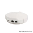 thumbnail image 4 of Wall Mount for TP-Link Deco M5/P7 Whole Home Mesh WiFi System, Sturdy Bracket Holder for Deco M5 Router/P7 Space Saving TP-Link Router Wall Holder, White, 3 Pack, 4 of 7