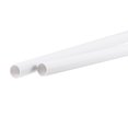 thumbnail image 1 of Unique Bargains 12mm ID 14mm OD 500mm White PVC Pipe Round Rigid Plastic Tube for Water Pipe 2 Pack, 1 of 5