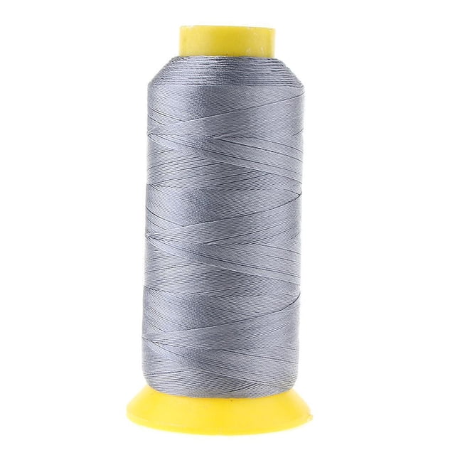 1 Roll (984 Yards) Strong 210D Bonded Nylon Sewing Thread For Stitching Leather Craft Tent Canvas Repair Gray