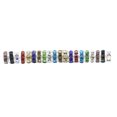 thumbnail image 2 of 50 Pieces Rhinestone Rondelle Handmade Spacer Beads Jewelry Crystal Multi-colors Loose Bead Earring Necklace Accessories Mixed Color, 2 of 6