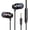 Black, variant on Mefallenssiah Wired Sports Headphones Hifi Super Bass Headset 3.5Mm In-Ear Earphone Stereo Earbuds Headphone Wired