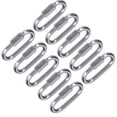 thumbnail image 1 of Quick 10 Pcs Connecteur à Maillons Rapides Solide Durable Installation Facile Petit Format Connecteur de Chaîne, 1 of 7