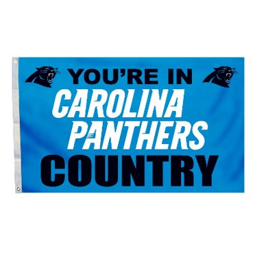 Carolina Panthers 3 Ft. X 5 Ft. Flag W/Grommets