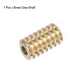 thumbnail image 4 of Unique Bargains Gear Shaft Brass 0.5 Modulus 3.15mm Hole Diameter Drive Gear Box for Small Motor, 4 of 5