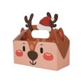 thumbnail image 2 of Christmas Gift Box under $5! CQCYD Christmas Gift Box for Cookies and Cakes, 4-Piece Handheld Packaging Set, Holiday Treat Box, Festive Present Wrapping for Holiday Baking, 2 of 6