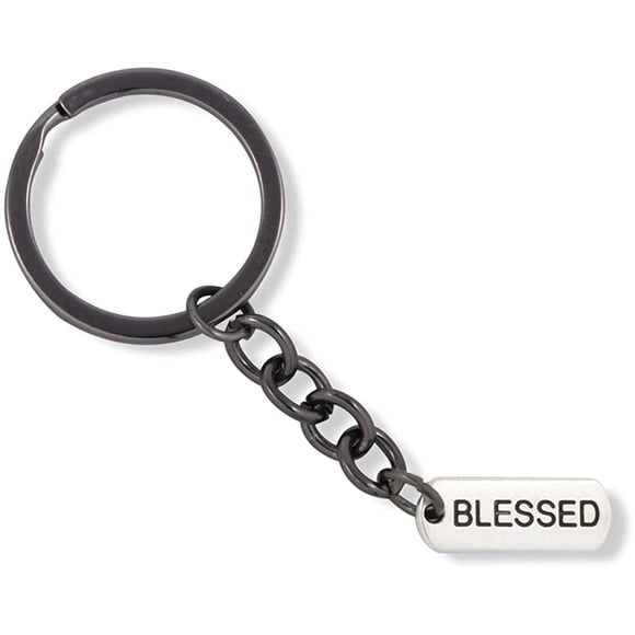 Blessed Keychain | A Blessed Sign for your Car or Truck to be Part of The Blessed Life and to Bless This Mess in your vehicle or to accompany your Blessed Wall Decor in your Home or Any Key Blessed