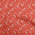 thumbnail image 1 of oneOone Cotton Poplin Red Fabric Tropical Sewing Craft Projects Fabric Prints By Yard 42 Inch Wide, 1 of 5
