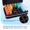 thumbnail image 3 of 32 Compartments Monthly Pill Organizer with Travel Case, 3 of 6