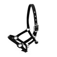 thumbnail image 3 of tredstone Collier de Tête pour Poney à Tour de Cou Rembourré Grande Résilience Équipement de Protection Fournitures pour Cheval Solidité Coussinet de Selle de Course Noir G, 3 of 9