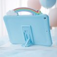 thumbnail image 4 of Multicolor Rainbow Bridge Cute Cartoon Case for iPad, Soft Shockproof Silicone Back Cover with Built-in Bracket,Food-Grade Silica Gel,Especially for Children(ipad mini5), 4 of 8