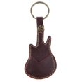thumbnail image 2 of 1 Piece Guitar Pick Plectrum Case Bag Key Ukulele , PU Leather Holder, as described, 2 of 10