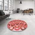 thumbnail image 4 of Ahgly Company Tapis Rectangulaire Lavable en Machine Intérieur Transitionnel Rouge Lave, 8 Pieds x 12 Pieds, 4 of 7