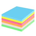 thumbnail image 1 of Clearance Warehouse Transparent Sticky Notes, Multi Color Adhesive Vinyl, Self-Stick Note Pads Waterproof Notes for Books Annotation Office Schools Supplies 3x3IN, 1 of 9
