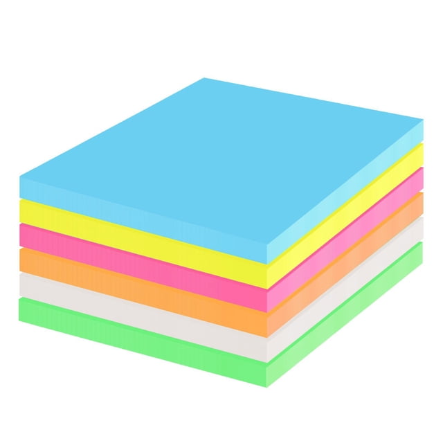 Clearance Warehouse Transparent Sticky Notes, Multi Color Adhesive Vinyl, Self-Stick Note Pads Waterproof Notes for Books Annotation Office Schools Supplies 3x3IN