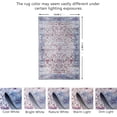 thumbnail image 2 of JV Home Area Rug Oushak Multicolored 6'x9' Washable Carpet Anti Slip, 2 of 6