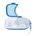 thumbnail image 1 of Abbracc Snack Rotating Container Easy Clean Sealing Lunch Box for Veggie Kids Adults Blue, 1 of 9