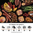 thumbnail image 4 of Blackstone Original 28" Griddle, Outdoor Grill with Hood, Side Shelves & Wheels, 4 of 11