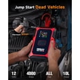 thumbnail image 2 of GOOLOO A5 Jump Starter with Air Compressor, 4000A Car Battery Jump Starter (All Gas/10.0L Diesel) with 160PSI Tire Inflator Auto-Off, 45W PD Fast Charging, 12V Jump Box Car Jumper Starter Portable, 2 of 9