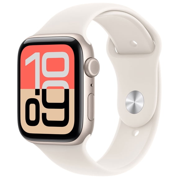 Restored Apple Watch Series SE 3 40MM (GPS + Cellular) Smartwatch Aluminum Case with Sport Band Open Box