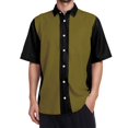 thumbnail image 2 of Homme Été Décontracté Imprimé Mode Imprimé Chemise Grande Taille Manches Courtes Justaucorps Manches Col Rabattu Chemise Justaucorps Homme Chemise Bouton Col Chemise, 2 of 8