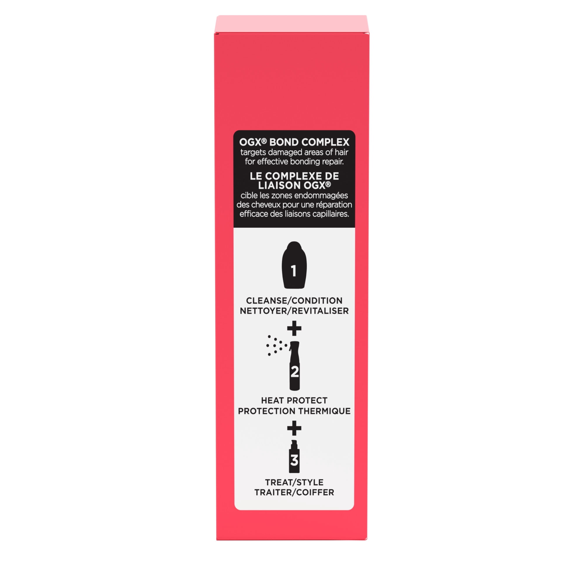 OGX® Répare & Protège Soin Protéiné Réparateur Sérum Scellant pour les Cheveux, Sérum Scellant pour les Cheveux Multitâche pour Revitaliser les Cheveux Abîmés pour des Cheveux Plus Doux, Cheveux
