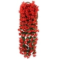 thumbnail image 2 of Simulated Rose Bouquets Simulated Flower Wall Hanging Baskets Decorative Landscaping Artificial Flowers Rattan Home Decor Flowers, 2 of 5