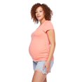 thumbnail image 3 of Paisley Sky Maternity Short Sleeve V-Neck Tee, 3 of 6