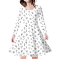 thumbnail image 1 of WEAIXIMIUNG Robes de Plage pour Filles Robe de Fête Imprimée Bricolage pour Enfants et Filles 4-5 Ans, 1 of 5