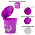 thumbnail image 2 of Chok K-Cup Compatible Dosettes de Filtre à Café Réutilisables Rechargeables Lot de 4 Dosettes Dauphin, 2 of 3