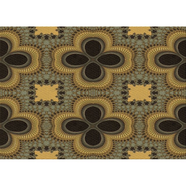 Ahgly Company Machine Washable Indoor Rectangle Transitional Chocolate Brown Area Rugs, 8' x 12'
