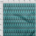 thumbnail image 2 of oneOone Cotton Flex Fabric Ogee Ikat Print Fabric By Yard 40 Inch Wide, 2 of 4