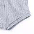 thumbnail image 4 of TopLLC Short Sleeve Round-Neck Blouses & Shirts Sets Girl's Solid Color Threaded Round Neck Short Sleeved And Shorts Two-Piece Set Girl Set, 4 of 8