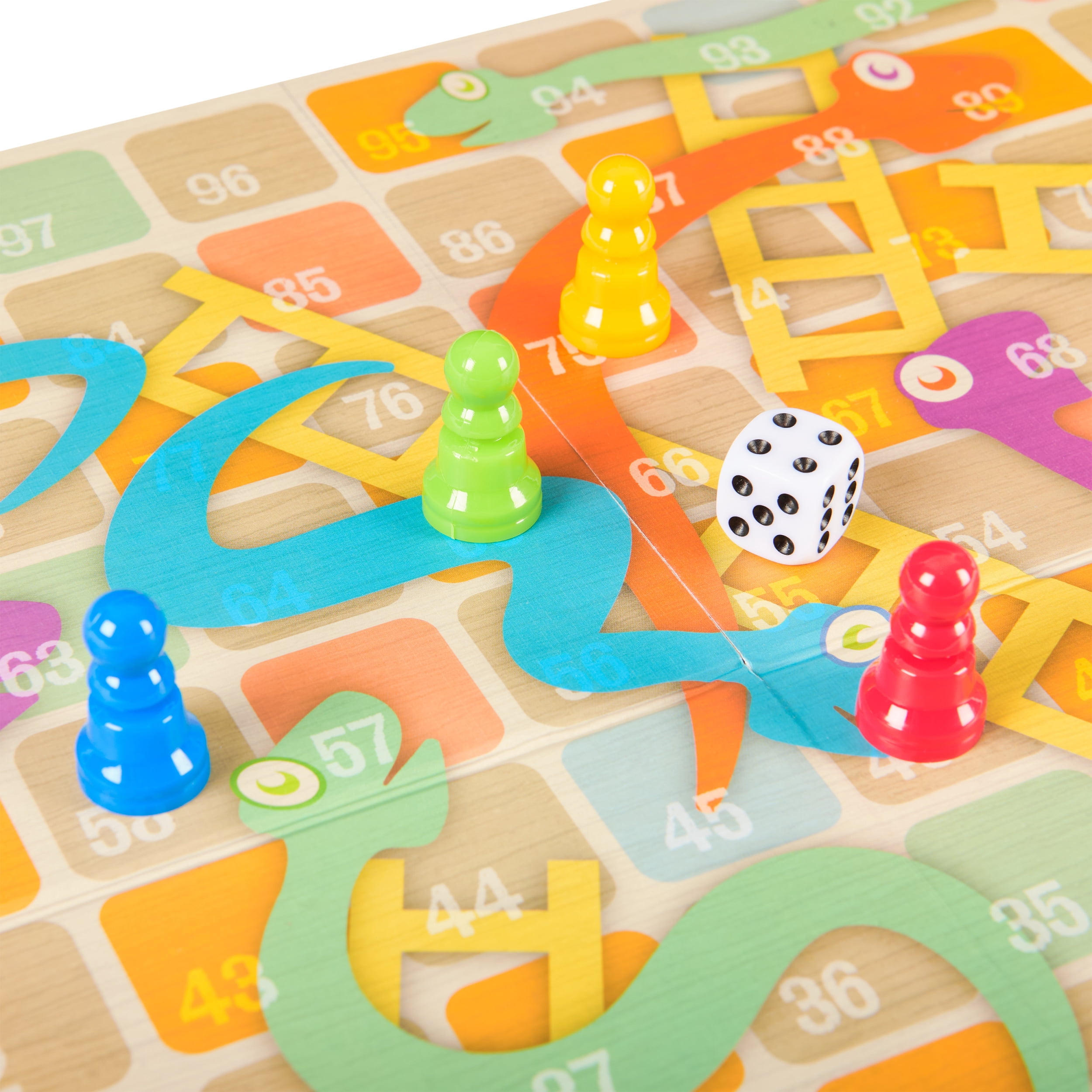 Spin Master Games, Cardinal Classics Snakes & Ladders Board Game, Walmart Exclusive, 2-4 Players, for Ages 5 & Up