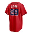 thumbnail image 3 of Atlanta Braves Acuna Jr. 13 Olson 28 Albies 1 Adult Baseball Jersey M, 3 of 4