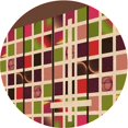 thumbnail image 1 of Ahgly Company Machine Washable Indoor Square Transitional Fire Brick Red Area Rugs, 3' Square, 1 of 7
