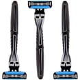thumbnail image 2 of Equate Men’s 3 Blade Disposable Razors, 2 of 3