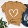 thumbnail image 1 of EGNMCR T-Shirts pour Femmes T-shirt à Col Rond Imprimé à Manches Courtes pour Femmes, Mode Décontractée, Coupe Ample, Hauts, 1 of 6
