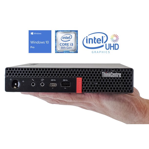 Lenovo ThinkCentre M720q Mini PC, Intel Core i3-8100T 3.1GHz, 16GB