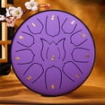 thumbnail image 3 of 6 in 11-Tone Hand Drum for Adults and Children – Carbon Steel Disc Drum with Portable Design, 3 of 4