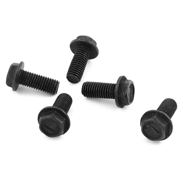 Unique Bargains 5 Pcs Vis à Filetage Inversé Métalliques Noires 7mm Dia pour Machine