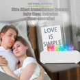 thumbnail image 2 of Essential Oil Diffuser, Music Sync Colorful Flame Essential Oil Diffuser, Colorful Flame Air Aroma Humidifier, Timer & Waterless Auto Off 250ml Diffuser with 7 Colors Light, Remote  (White), 2 of 9