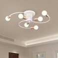 thumbnail image 3 of LED Pendant Light Lighting Fixture Chandelier Wall Lamp Nightlight Ceiling Light White Gold, 3 of 8