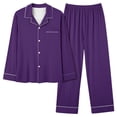 thumbnail image 1 of 2025 Pyjama Décontracté à Col en V pour Femmes Shorts avec Poche Couleur Unie Pyjama Long pour Femmes Pyjama, 1 of 3