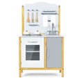 thumbnail image 1 of Costway Ensemble de Cuisine pour Enfants, Ensemble de Jeu de Cuisine pour Tout-Petits avec Armoire et Accessoires, 1 of 10