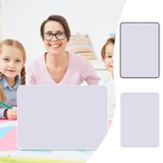 pstuiky A4 Magnetic Whiteboard Double-Sided Dry Erase Board 11.81X8.27In Desktop Message Board for Home & Office Includes Marker & Magnet