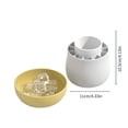 thumbnail image 3 of Tunhigl Ice Ice Tray Ice Maker With Lid Ice Bucket Press Type Easy To Release Ice Cup Suitable For Refrigerator Whiskey Water, 3 of 8