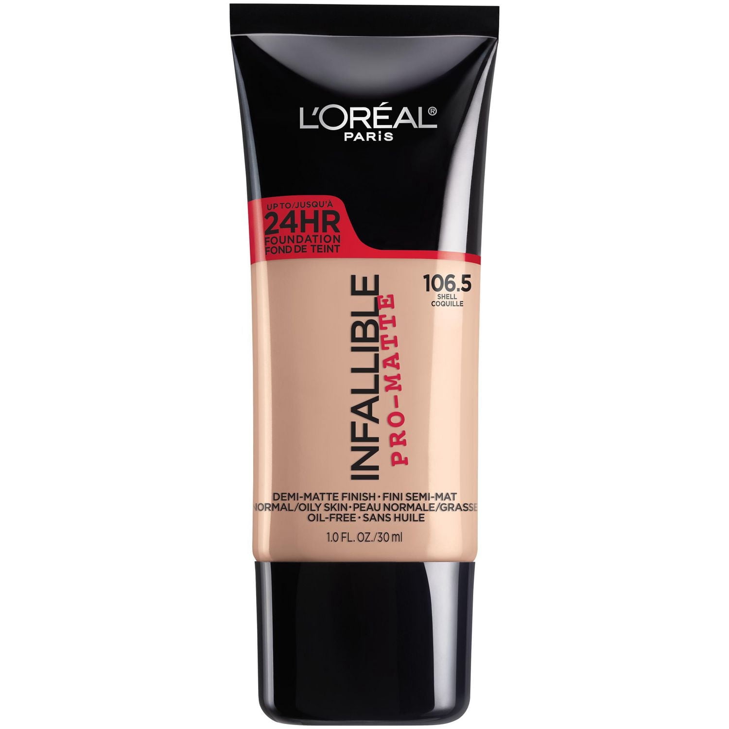 L'Oréal Paris Fond de Teint Pro - Mat/ Sans Huile, Léger