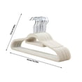 thumbnail image 1 of Cintres Antidérapants 10 Pcs Support à Vêtements pour Enfants en Velours Antidérapant Support à Vêtements pour Enfants 42 cm de Long et 23 cm de Large Gain de Place Cintres Antidérapants en Velours, 1 of 5